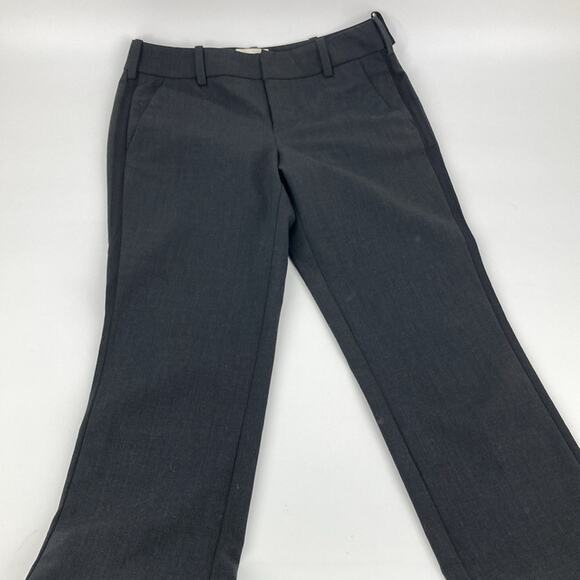 Zadig & Voltaire Womens Gray Wool Cropped Flat Front Dress Pants 34 US Size XS - Picture 8 of 16